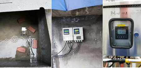 聯(lián)測pH、電磁服役于浙江建業(yè)化工污水處理站
